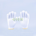 2016 Hot Selling Cotton Gloves 350-900g, Safety Work Glove with Yellow Edge